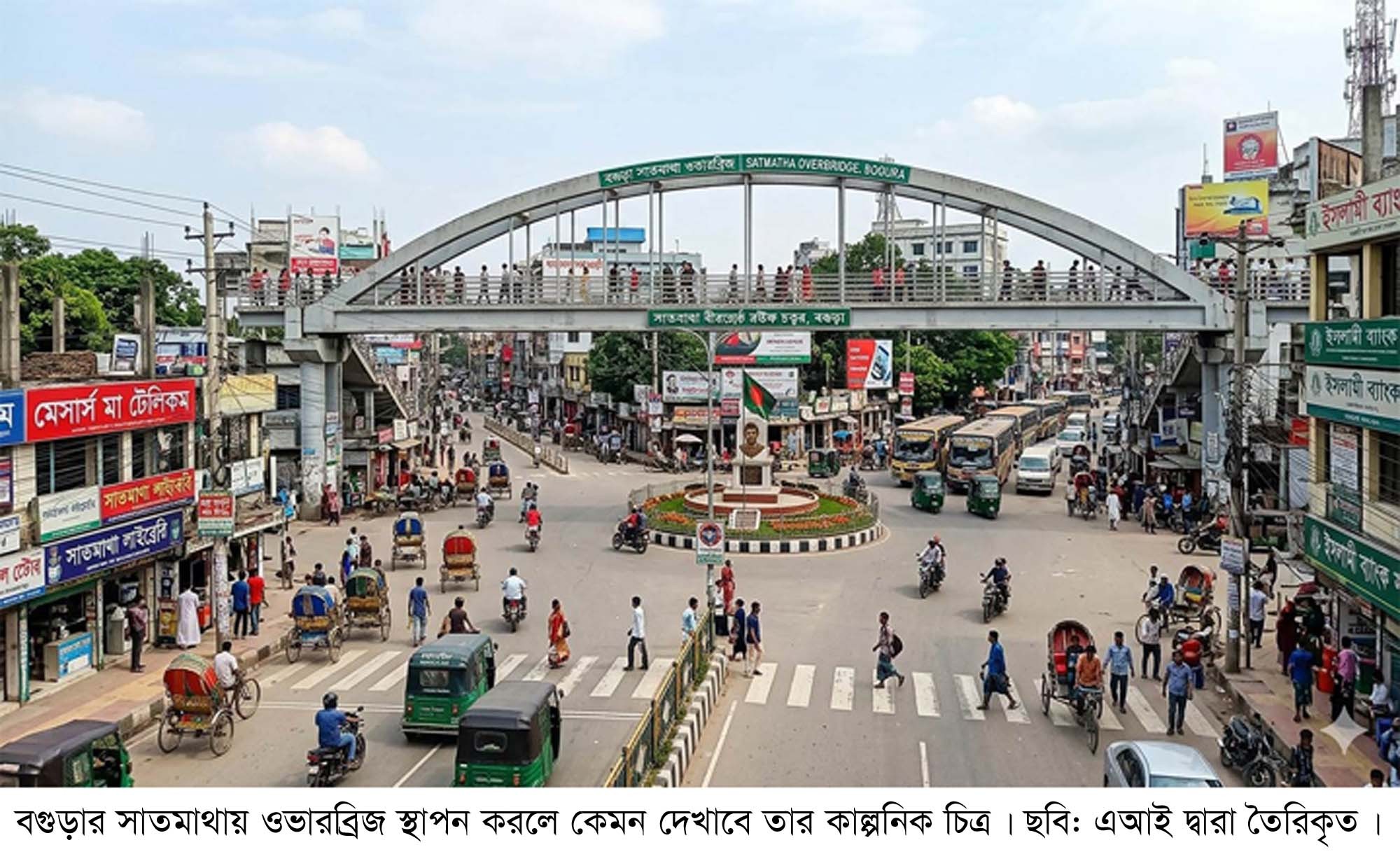 বগুড়া সাতমাথায় ওভারব্রিজ স্থাপন করা জরুরি মনে করেন কি?